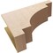 Ekena Millwork 10"W x 30"D x 20"H Classic Mediterranean Rough Cedar Woodgrain TimberThane Corbel, Primed Tan CORUR10X30X20MEDRCPR - alternate 5